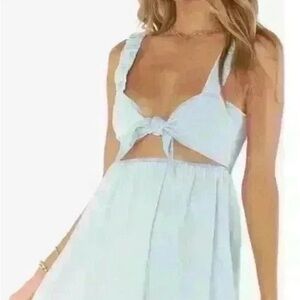 Show Me Your MuMu Tana Babydoll Mini Dress